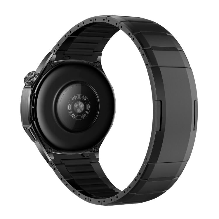 22mm Curved Two-Tone Side-Release Stainless Steel Watch Band