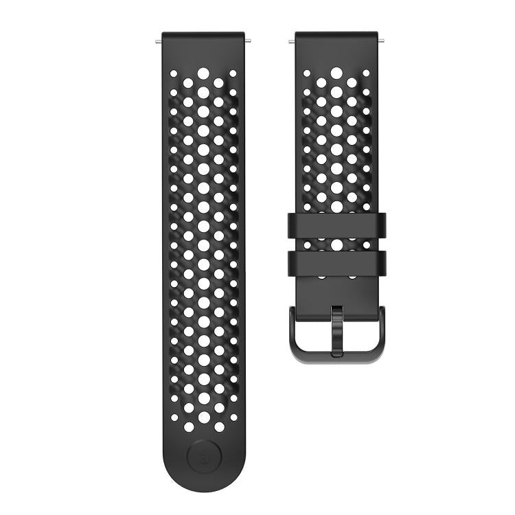 For Amazfit Active Max Breathable Perforated Sport Silicone Watch Band