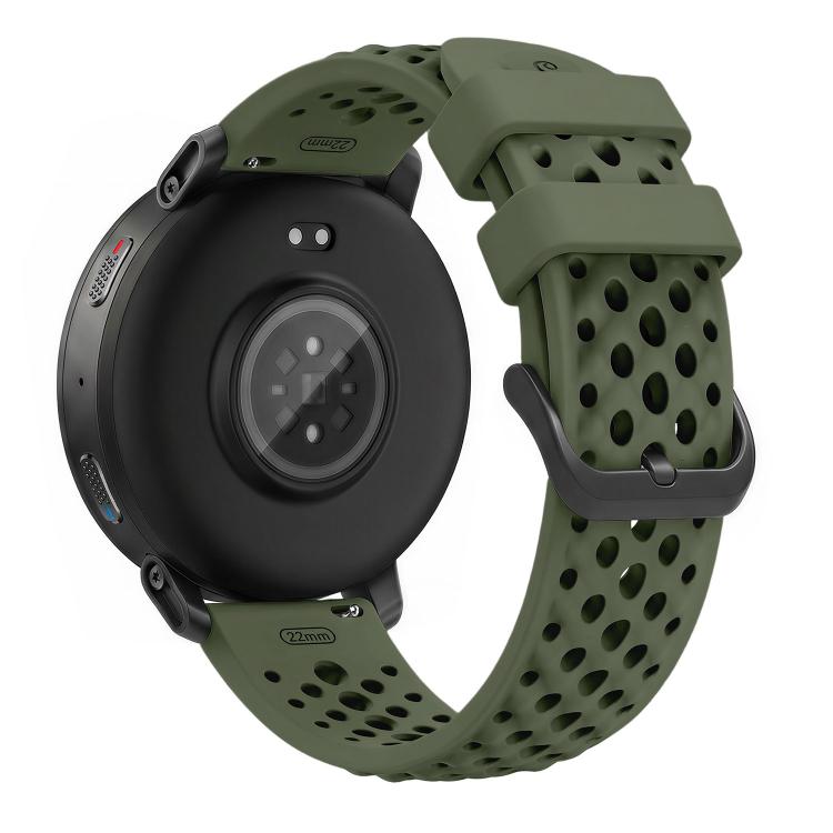 For Amazfit Active Max Breathable Perforated Sport Silicone Watch Band