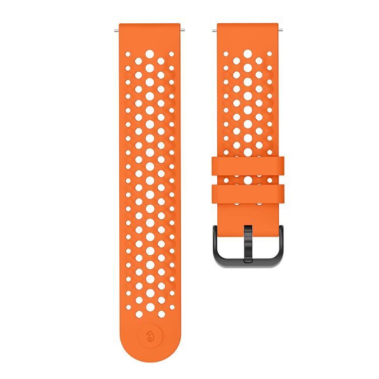 For Amazfit Active Max Breathable Perforated Sport Silicone Watch Band