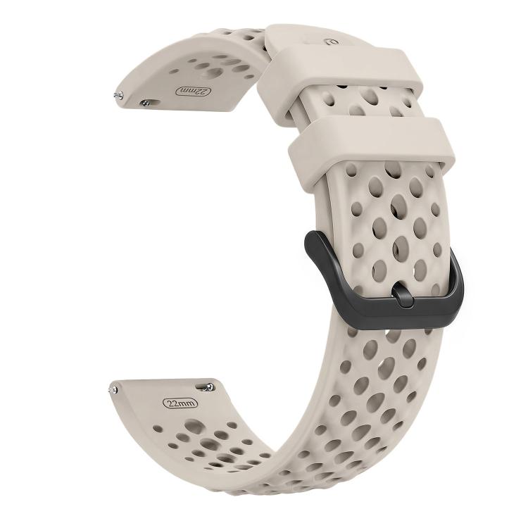 For Amazfit Active Max Breathable Perforated Sport Silicone Watch Band