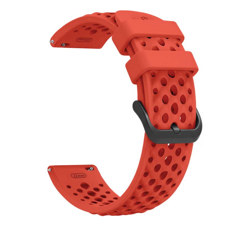 For Amazfit Active Max Breathable Perforated Sport Silicone Watch Band