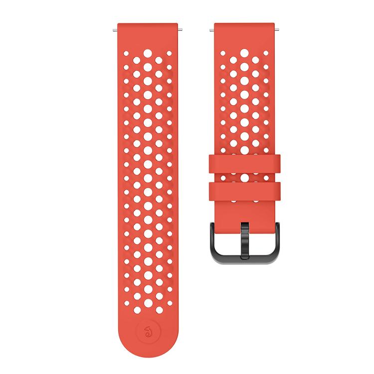 For Amazfit Active Max Breathable Perforated Sport Silicone Watch Band