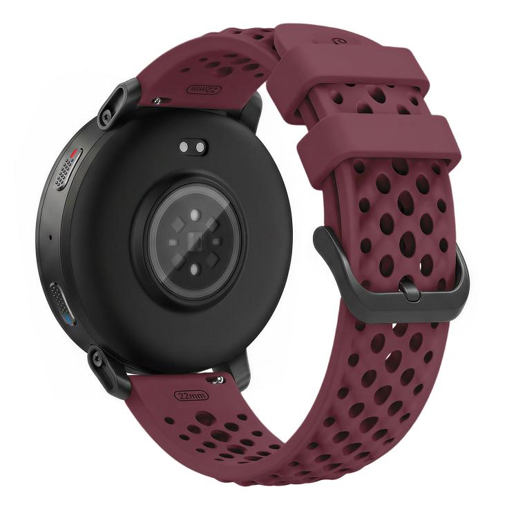 For Amazfit Active Max Breathable Perforated Sport Silicone Watch Band