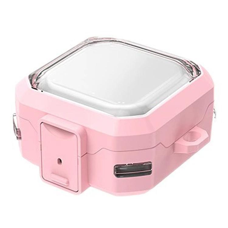 For Samsung Galaxy Buds 4 / 4 Pro  Armour Style Buckle Full Coverage Shockproof Transparent Earphone Case