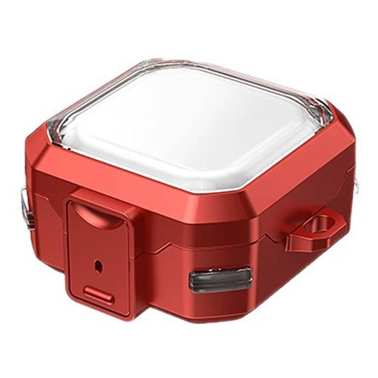 For Samsung Galaxy Buds 4 / 4 Pro  Armour Style Buckle Full Coverage Shockproof Transparent Earphone Case