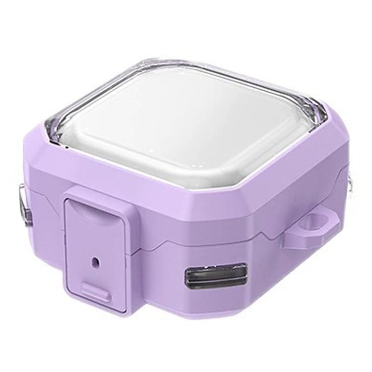 For Samsung Galaxy Buds 4 / 4 Pro  Armour Style Buckle Full Coverage Shockproof Transparent Earphone Case