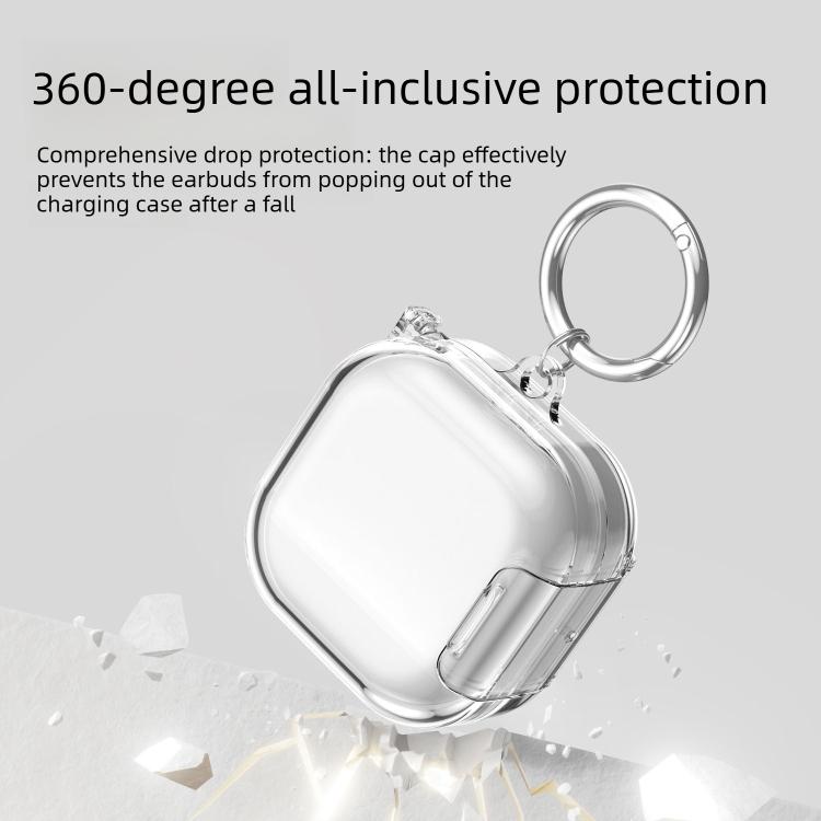 For Samsung Galaxy Buds 4 / 4 Pro  Invisible Bracket Transparent Earphone Protective Case