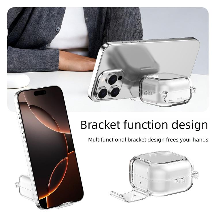 For Samsung Galaxy Buds 4 / 4 Pro  Invisible Bracket Transparent Earphone Protective Case