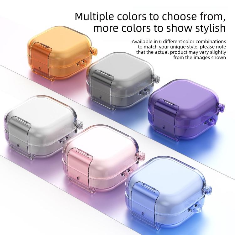 For Samsung Galaxy Buds 4 / 4 Pro  Invisible Bracket Transparent Earphone Protective Case
