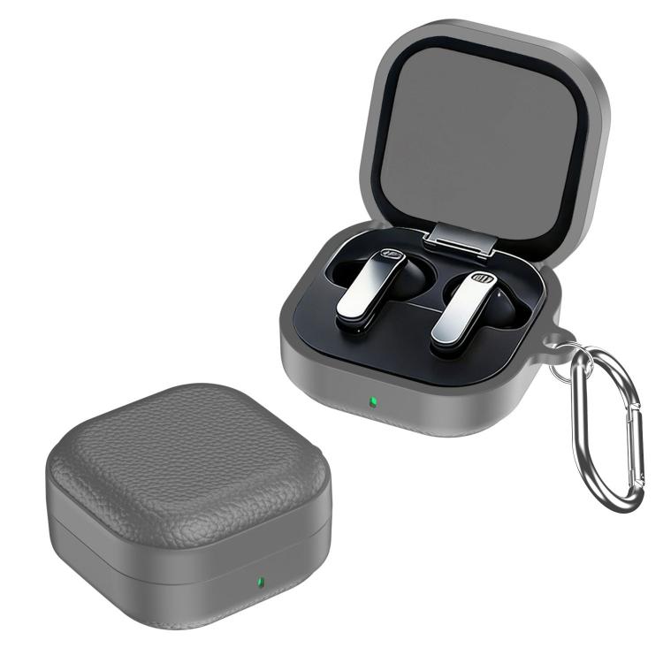 For Samsung Galaxy Buds 4 / 4 Pro  Lychee Texture Full-Coverage Shockproof TPU Earbud Case