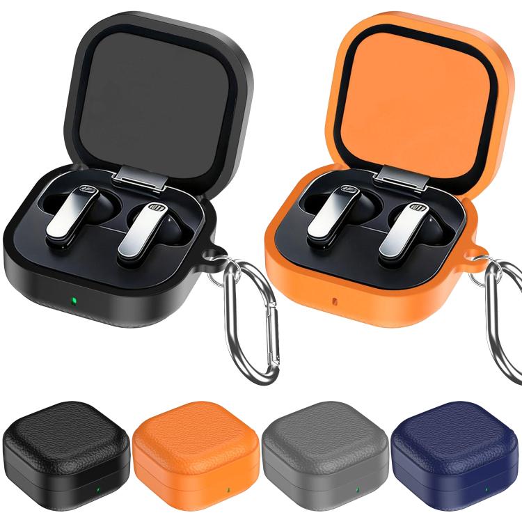 For Samsung Galaxy Buds 4 / 4 Pro  Lychee Texture Full-Coverage Shockproof TPU Earbud Case