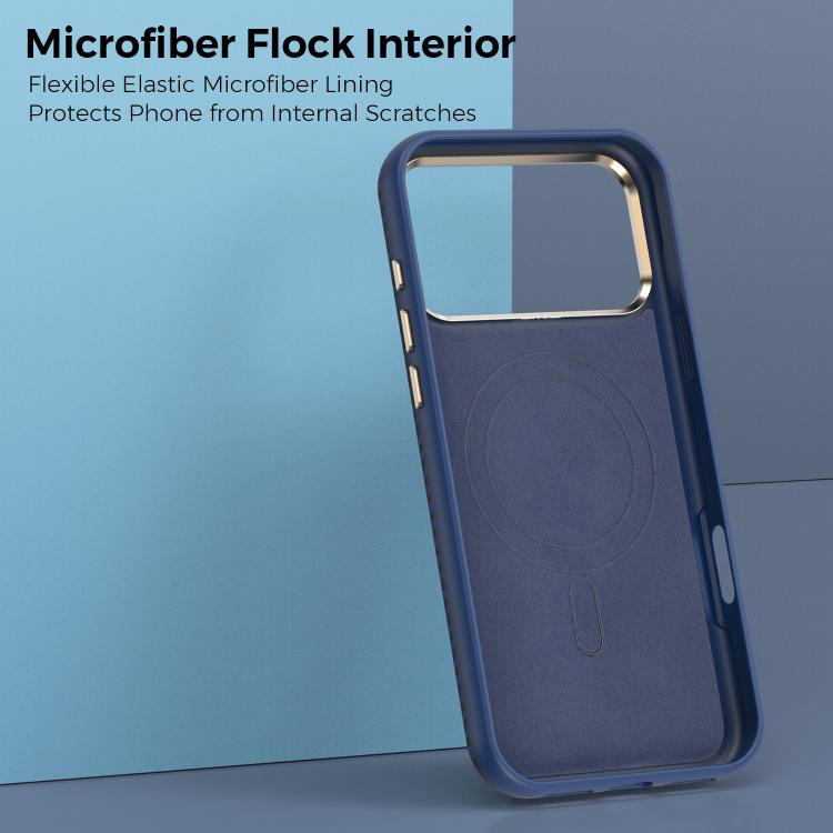 For iPhone 17 Pro Max Mocome Kevlar Carbon Fiber Texture Magnetic Shockproof Phone Case