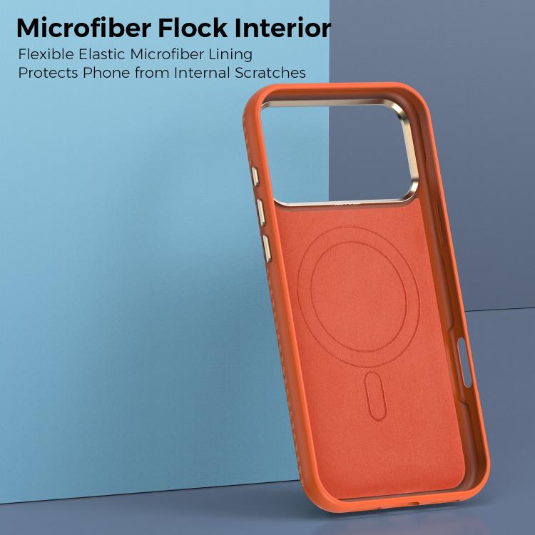 For iPhone 17 Pro Max Mocome Kevlar Carbon Fiber Texture Magnetic Shockproof Phone Case