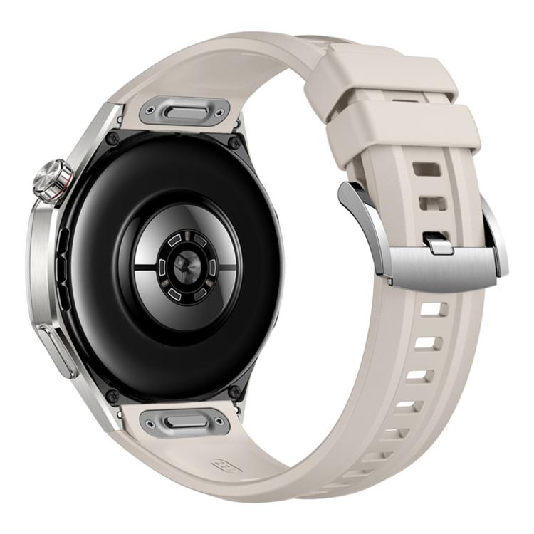 22mm Press Button Type Quick Release Solid Color Fluoroelastomer Watch Band