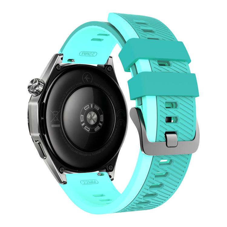 22mm Phantom Sky Shadow Pin Buckle Two Color Silicone Watch Band