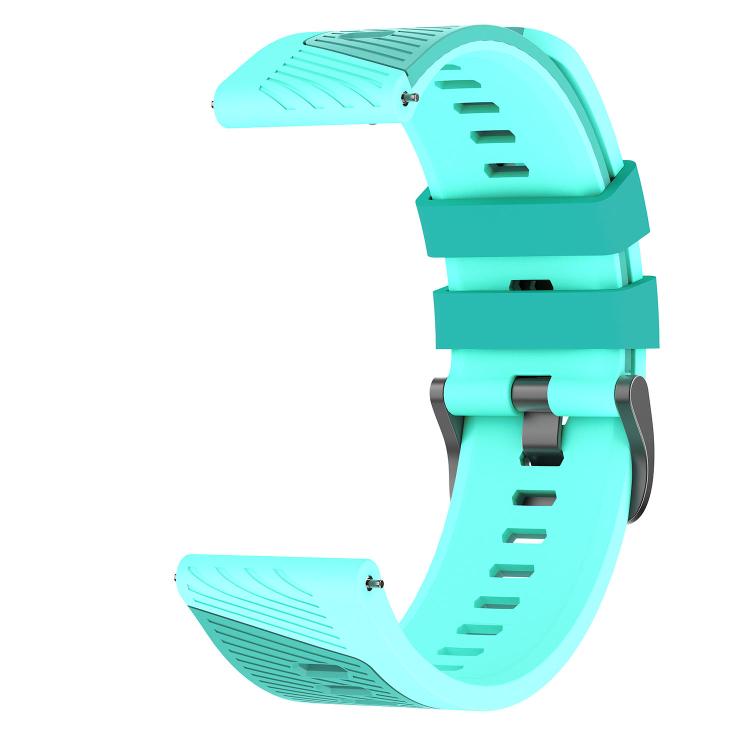 22mm Phantom Sky Shadow Pin Buckle Two Color Silicone Watch Band