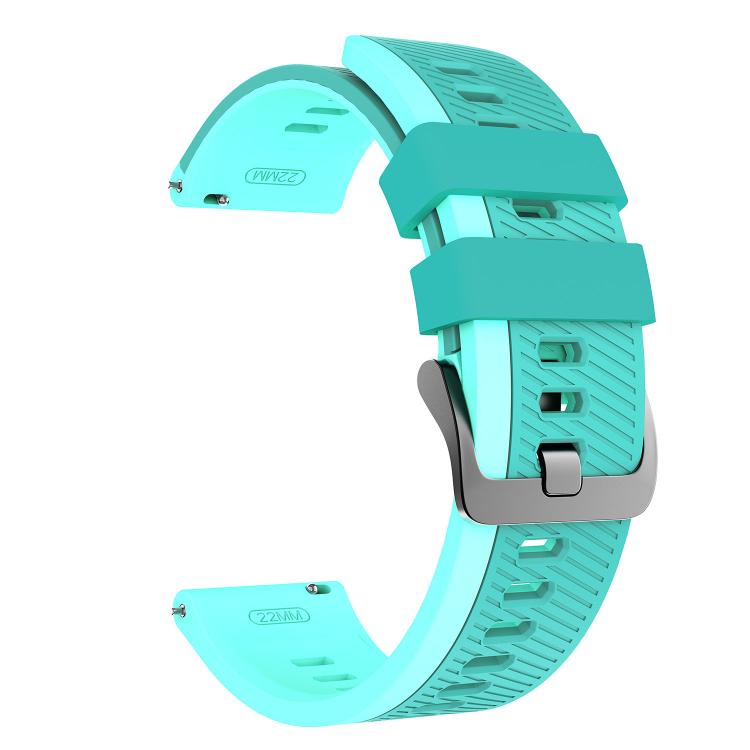 22mm Phantom Sky Shadow Pin Buckle Two Color Silicone Watch Band