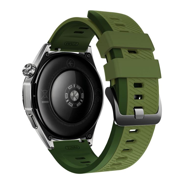 22mm Phantom Sky Shadow Pin Buckle Two Color Silicone Watch Band