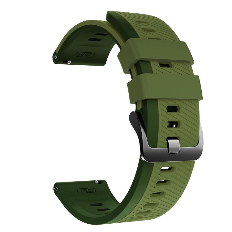22mm Phantom Sky Shadow Pin Buckle Two Color Silicone Watch Band