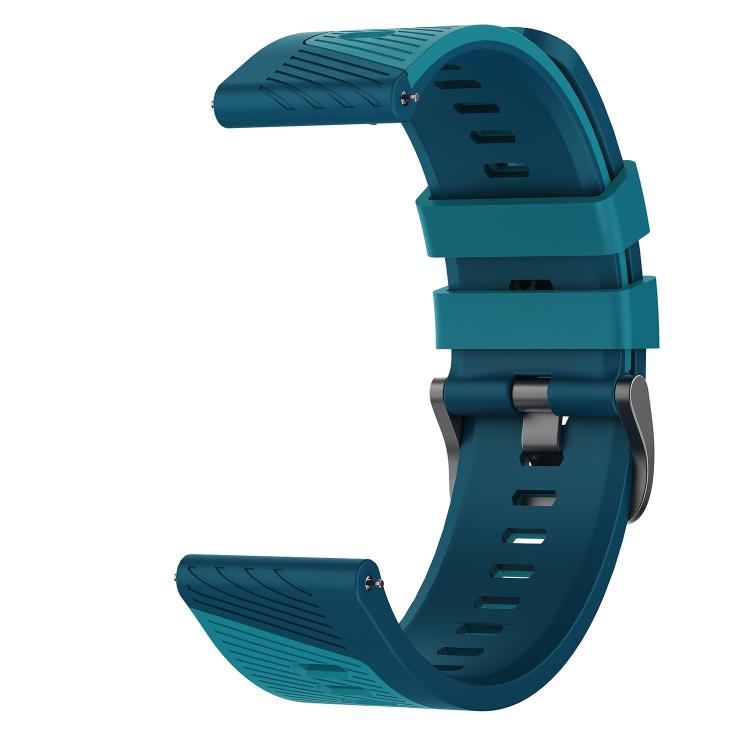 22mm Phantom Sky Shadow Pin Buckle Two Color Silicone Watch Band