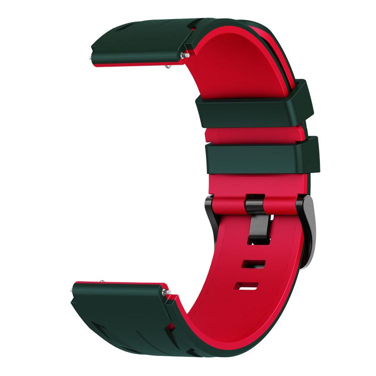 22mm Stegosaurus Pin Buckle Two Color Silicone Watch Band