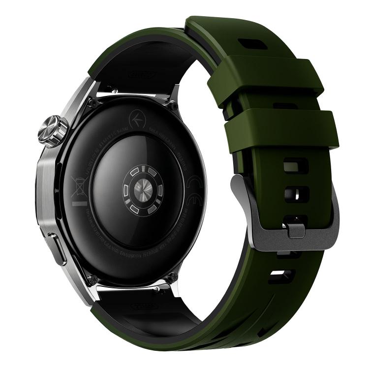 22mm Stegosaurus Pin Buckle Two Color Silicone Watch Band