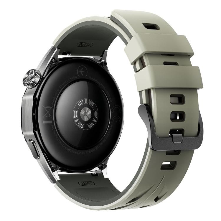 22mm Stegosaurus Pin Buckle Two Color Silicone Watch Band