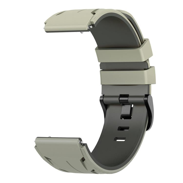 22mm Stegosaurus Pin Buckle Two Color Silicone Watch Band