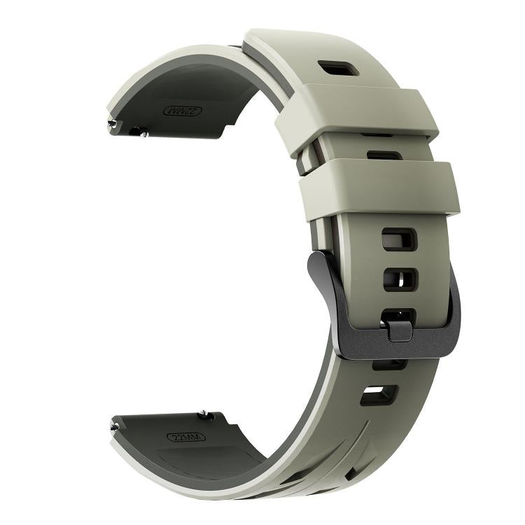 22mm Stegosaurus Pin Buckle Two Color Silicone Watch Band