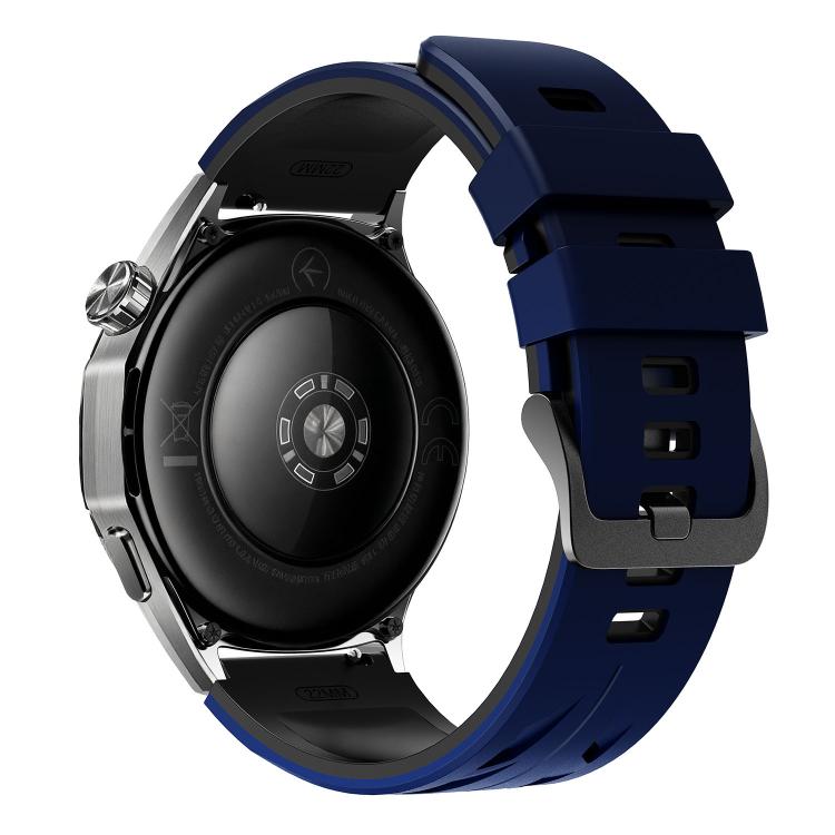 22mm Stegosaurus Pin Buckle Two Color Silicone Watch Band
