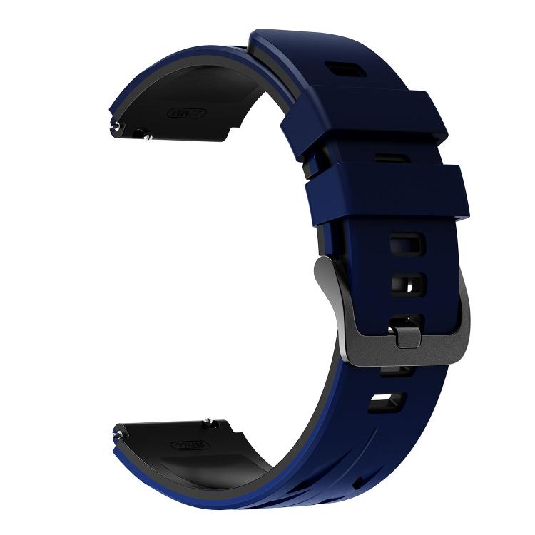 22mm Stegosaurus Pin Buckle Two Color Silicone Watch Band