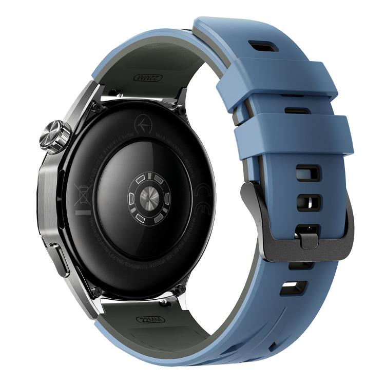 22mm Stegosaurus Pin Buckle Two Color Silicone Watch Band