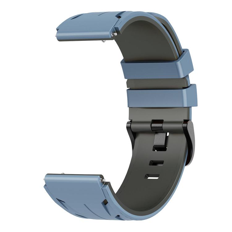 22mm Stegosaurus Pin Buckle Two Color Silicone Watch Band