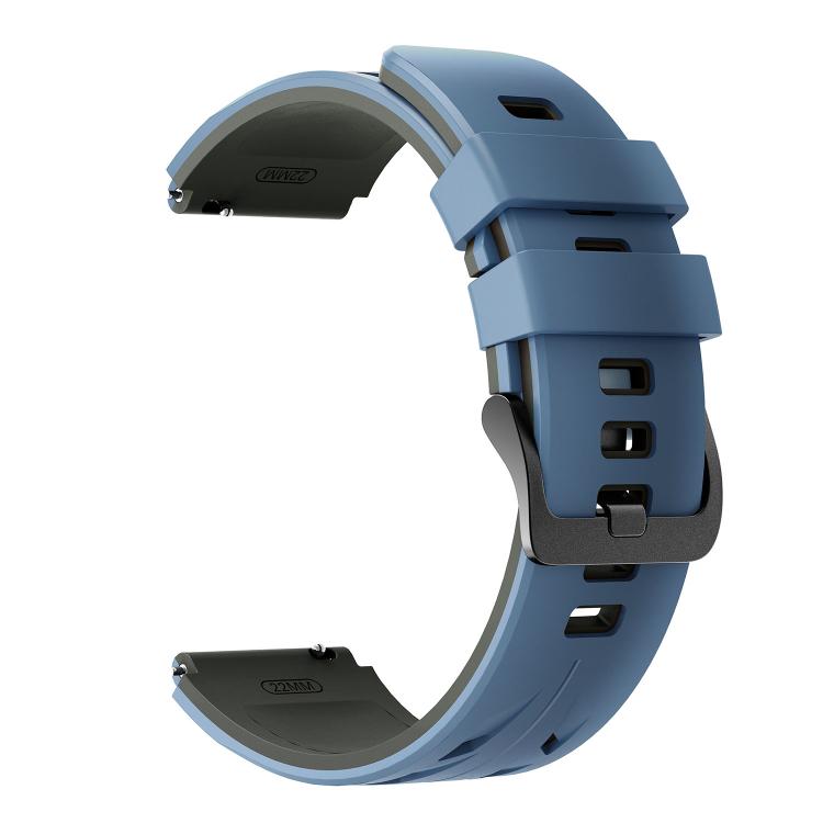 22mm Stegosaurus Pin Buckle Two Color Silicone Watch Band