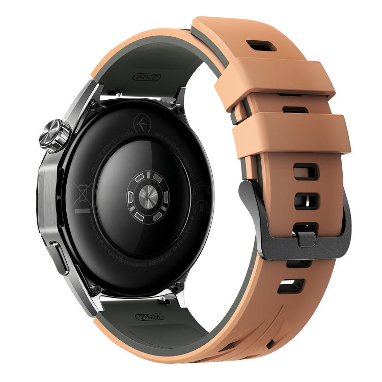 22mm Stegosaurus Pin Buckle Two Color Silicone Watch Band
