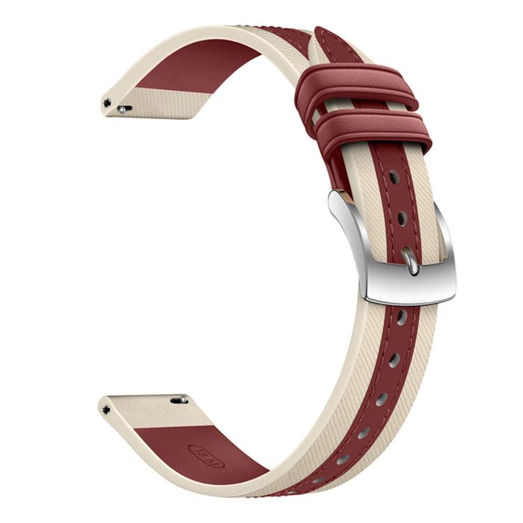 For Huawei Band 10 / 9 / 8 Composite Stitching Genuine Leather Watch Band
