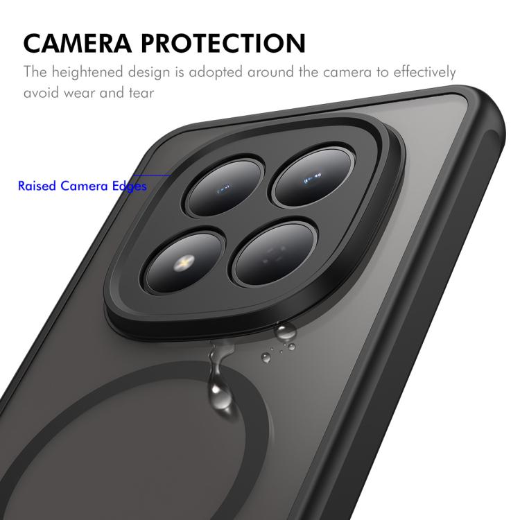 For Redmi Note 15 Pro 5G Global 163.6mm ENKAY Hat-Prince MagSafe Matte Translucent Shockproof Phone Case with Large Arc Edge Film