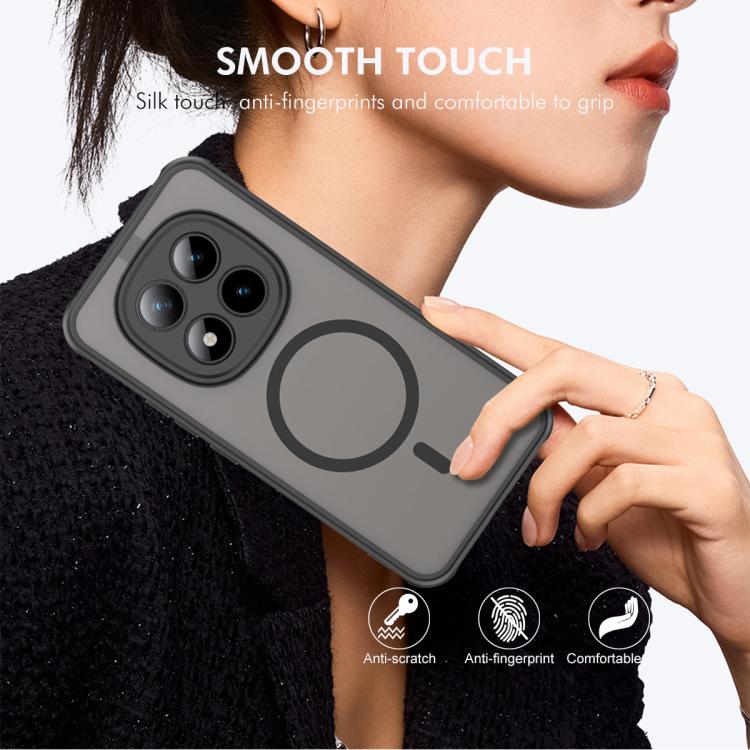 For Redmi Note 15 4G / 5G Global 164mm ENKAY Hat-Prince MagSafe Matte Translucent Shockproof Phone Case with Soft Hydrogel Film