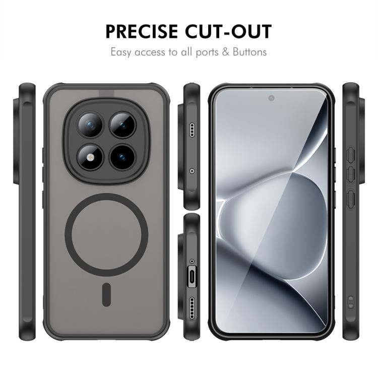 For Redmi Note 15 Pro+ 5G Global 163.3mm ENKAY Hat-Prince MagSafe Matte Translucent Shockproof Phone Case with Soft Hydrogel Film
