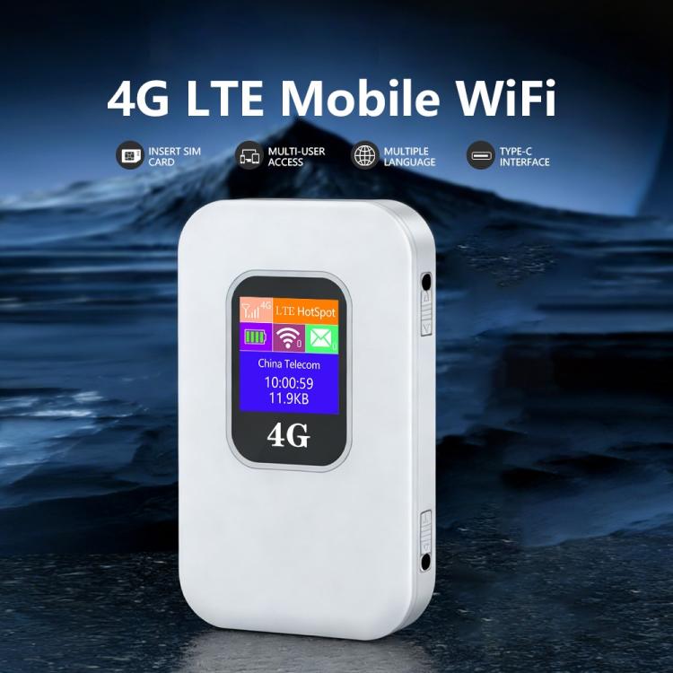 M1-E Eurasian Version CRC9 Port Smart WiFi 6 300Mbps Portable Hotspot 4G LTE Mobile WiFi Router