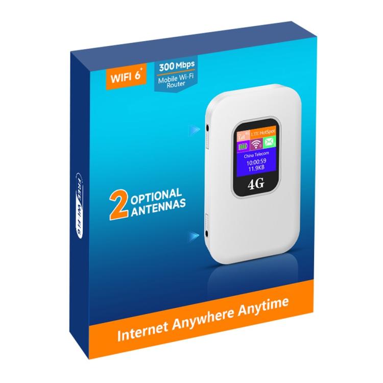 M1-E Eurasian Version CRC9 Port Smart WiFi 6 300Mbps Portable Hotspot 4G LTE Mobile WiFi Router