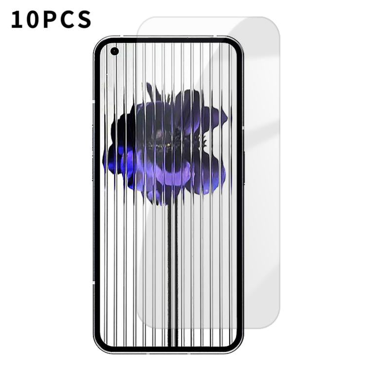 For Nothing Phone 1 Kalebol 10pcs High-Aluminum Semi-Screen Anti-Fingerprint HD Tempered Glass Film