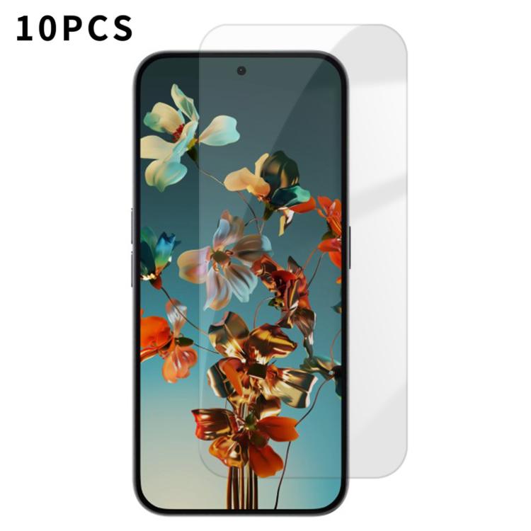 For Nothing Phone 2a Plus Kalebol 10pcs High-Aluminum Semi-Screen Anti-Fingerprint HD Tempered Glass Film
