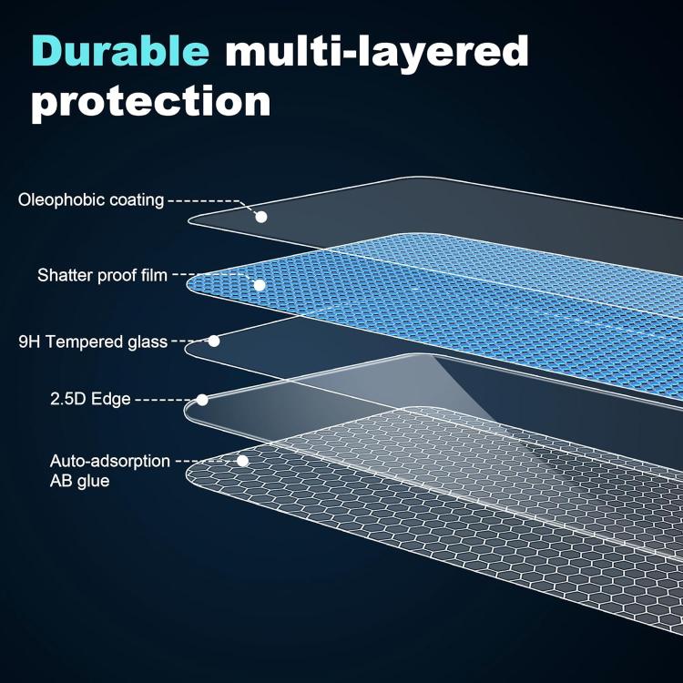 For Nothing Phone 3 Kalebol 10pcs High-Aluminum Semi-Screen Anti-Fingerprint HD Tempered Glass Film
