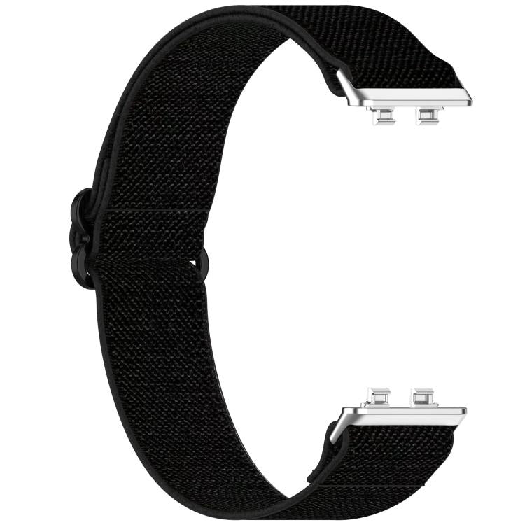 For Huawei Band 11 / Band 11 Pro Slide Buckle Elastic Nylon Braided Watch Band