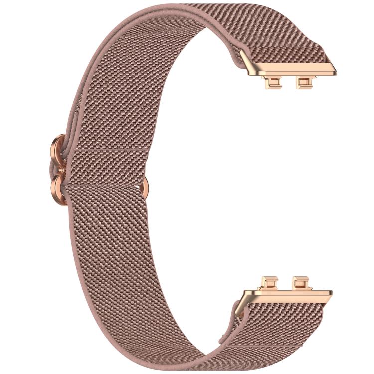 For Huawei Band 11 / Band 11 Pro Slide Buckle Elastic Nylon Braided Watch Band