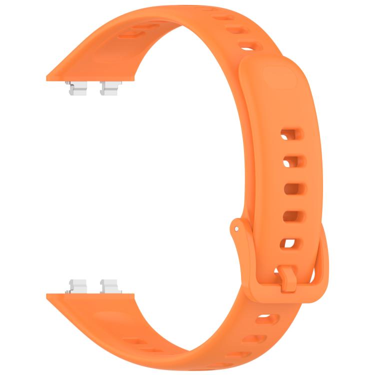 For Huawei Band 11 / Band 11 Pro Glossy Solid Color Silicone Watch Band
