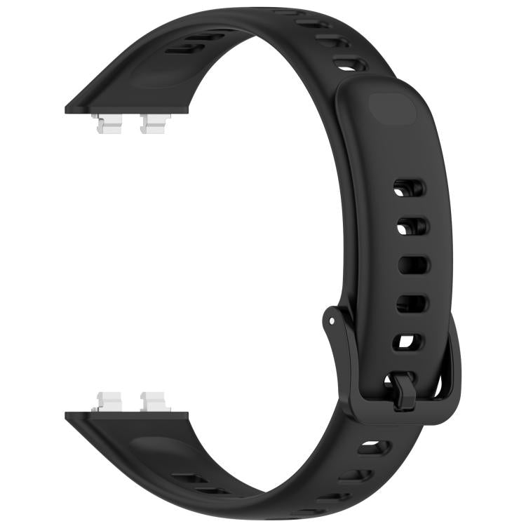 For Huawei Band 11 / Band 11 Pro Glossy Solid Color Silicone Watch Band