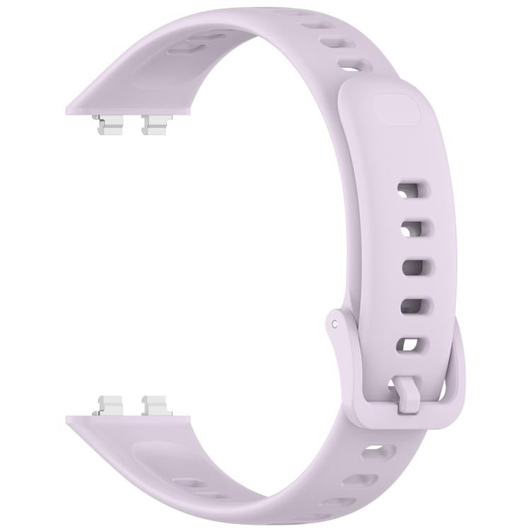 For Huawei Band 11 / Band 11 Pro Glossy Solid Color Silicone Watch Band